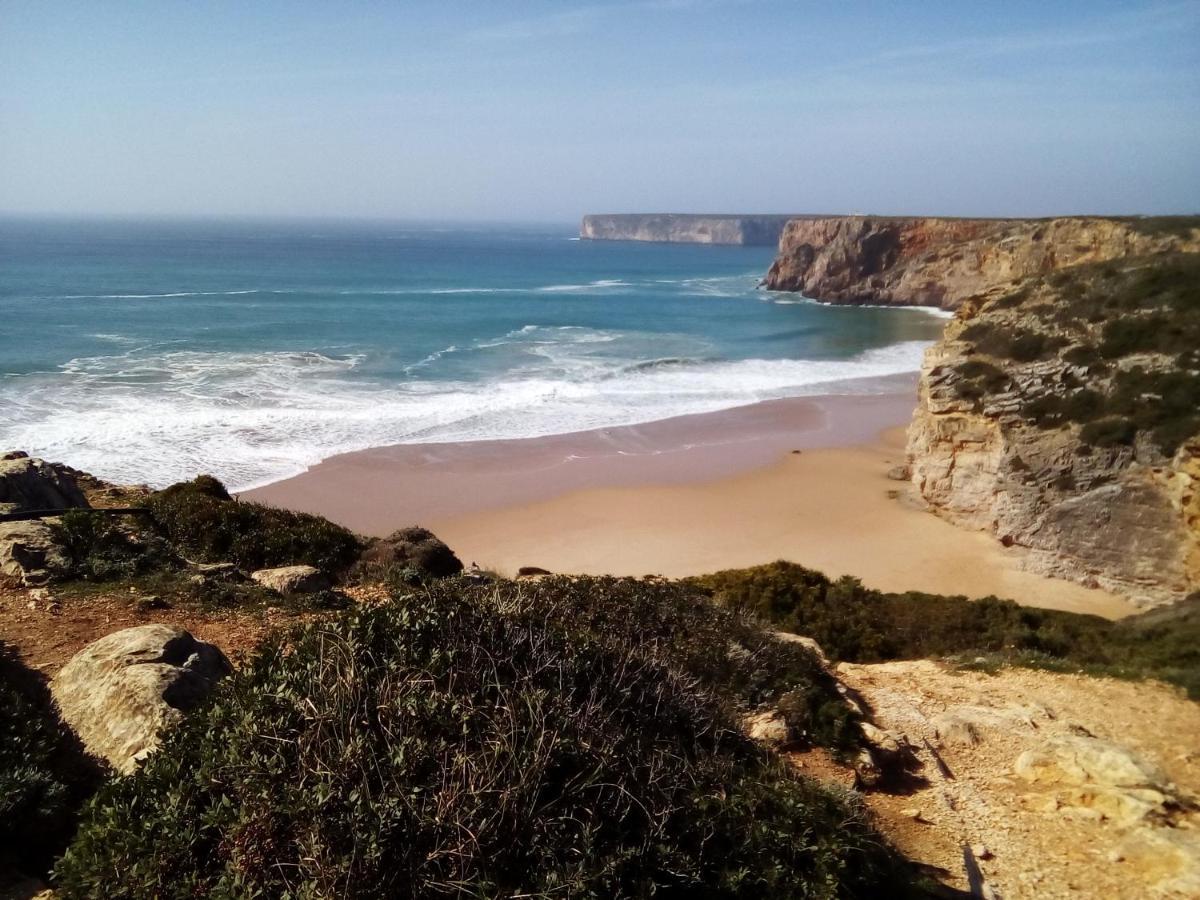 Casa Do Beliche - Frente Praia, Grande Terraco Privado Sagres Bagian luar foto